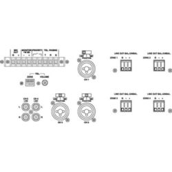 Monacor PA-4040 MPX 4 strefowy mikser PA